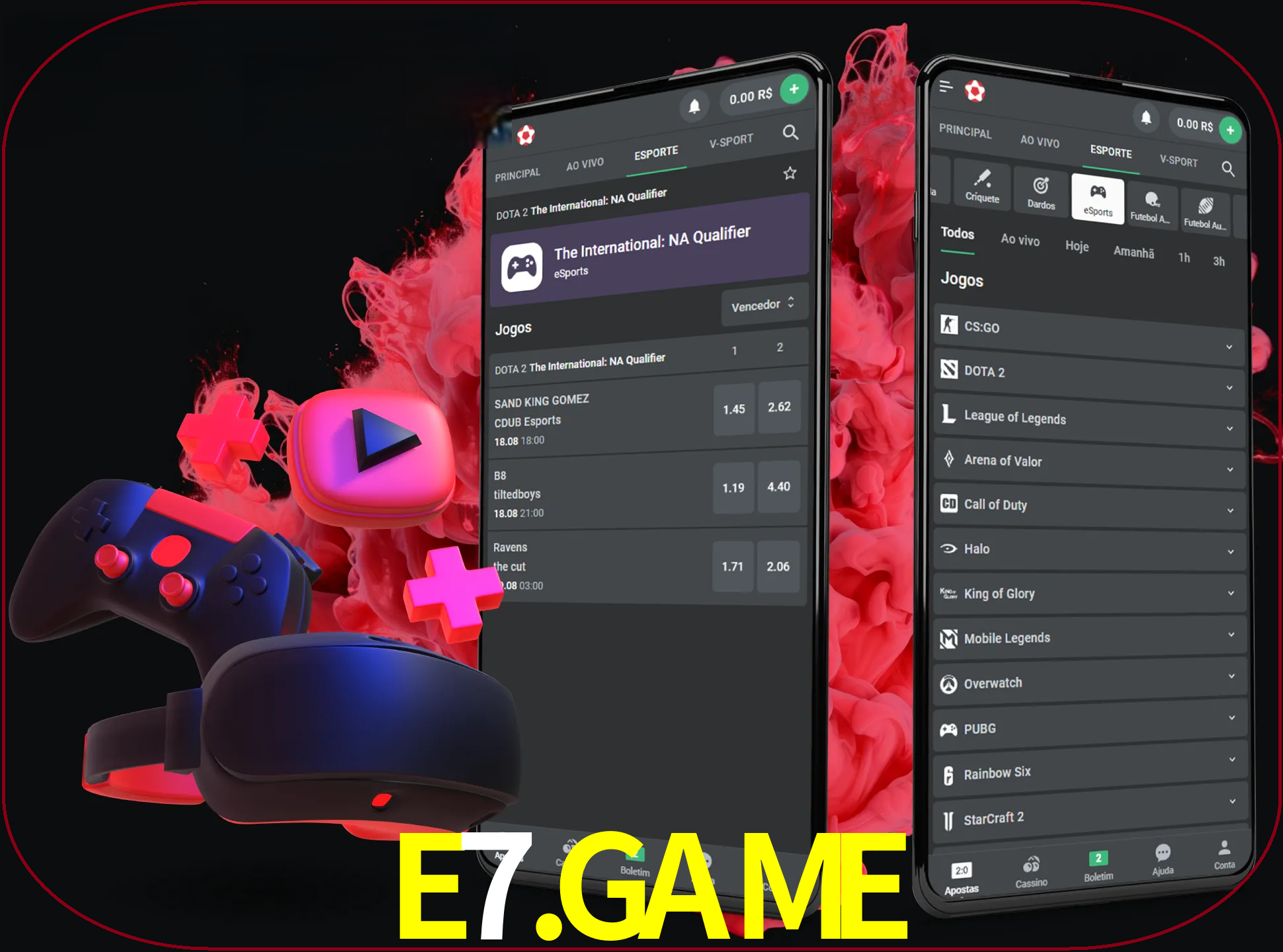 Para ter a aplicação móvel e7.game no seu smartphone, basta descarregar o ficheiro apk e seguir as instruções.